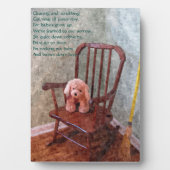 "Baby's houden niet" Nursery Plaque Fotoplaat (voorkant)