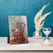 "Baby's houden niet" Nursery Plaque Fotoplaat (Zijkant)