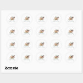 Baby's in a Bruis Ronde Sticker (Vel)