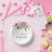 Baby's in bloei roze roos bloementweeling Baby sho Papieren Kommen (Feest)