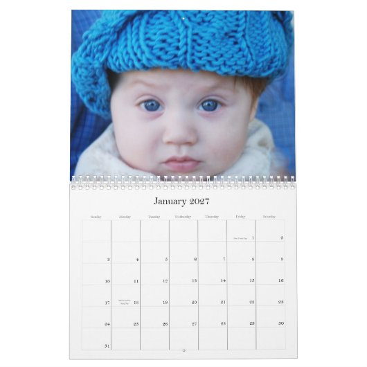 Baby's - jongens en meisjes kalender (Jan 2027)