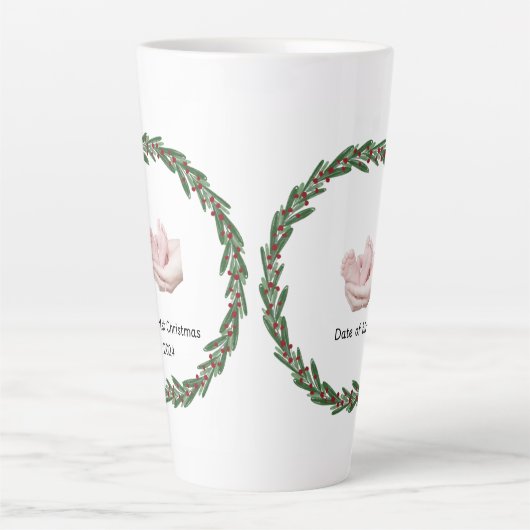 Baby's (Kelly's) 1e kerst Latte Mok (Voorkant)