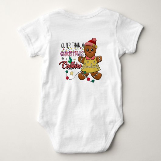 Baby's Kerstmis Romper (Achterkant)