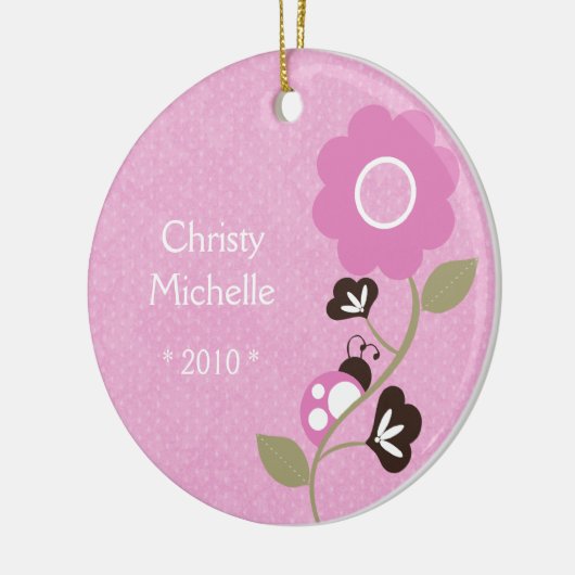 Baby's Ladybug Ornament (Links)
