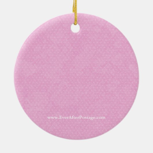 Baby's Ladybug Ornament (Achterkant)