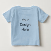 Baby's Lichtblauw T-Shirt (Achterkant)