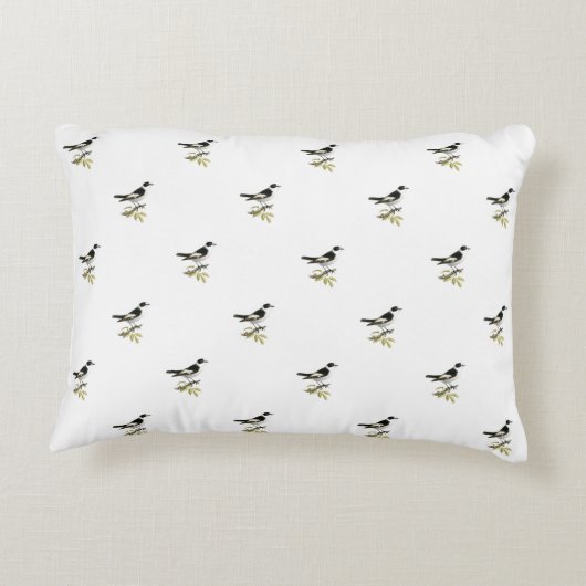 Baby's: Little Bird (GRE.W) - Accent Kussen (Achterkant)