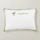 Baby's: Little Bird/Words (GRE.W) - Accent Kussen (Voorkant)