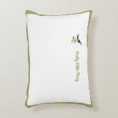 Baby's: Little Bird/Words (GRE.W) - Accent Kussen (Voorkant(Verticaal))