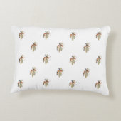 Baby's: Little Birds Kingfisher (OR.W.) Accent Kussen (Achterkant)