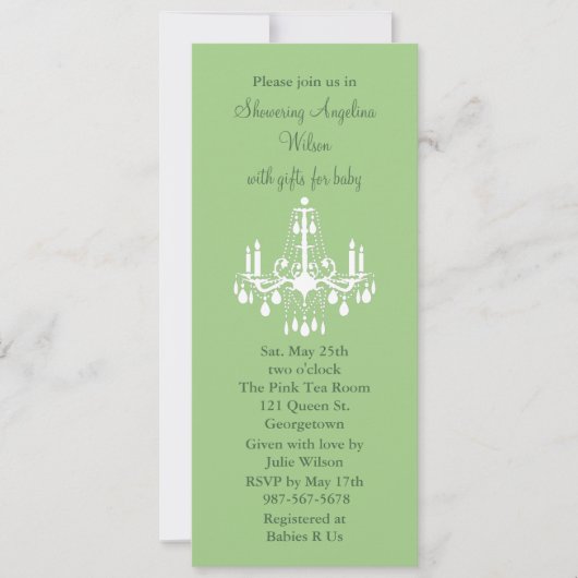 Baby's luchters kaart (Voorkant)