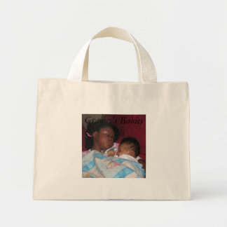 baby's, mama baby's, slapen, oma's baby's mini tote bag