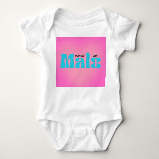 Baby's mama's liefde romper (Voorkant)