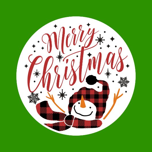 Baby's Merry Sneeuwman Eerste Kerstmis Unieke foto Ornament Kaart