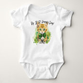 Baby's Mijn 1e St. Patrick's Day Onesie Romper (Voorkant)