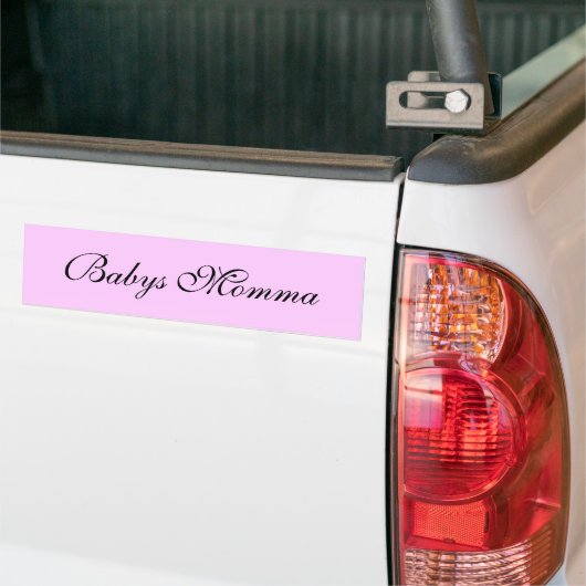 Babys Momma Bumpersticker (Op Truck)