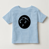Baby's Newfoundland Dog T-Shirt Toddler Dog Shirts (Voorkant)