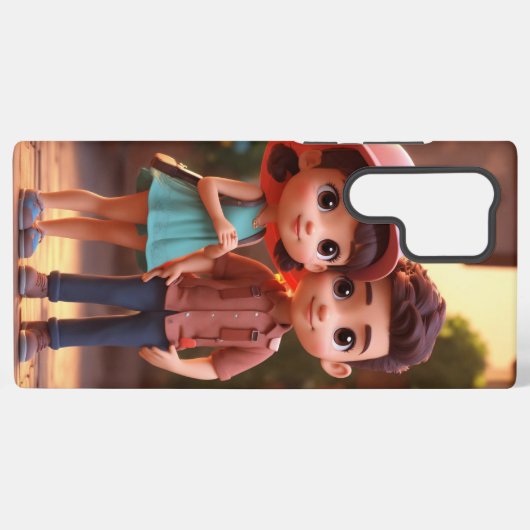 baby's Ontwerp Telefoon Schattigee covers Samsung Galaxy Hoesje (Achterkant horizontaal)