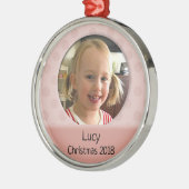 Baby's Ornament voor eerste kerstfoto op maat (Links)