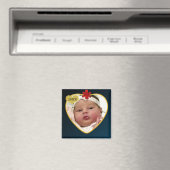 Baby's Photo Keepomwille Kerstmis Magneet (Insitu (Vaatwasser))