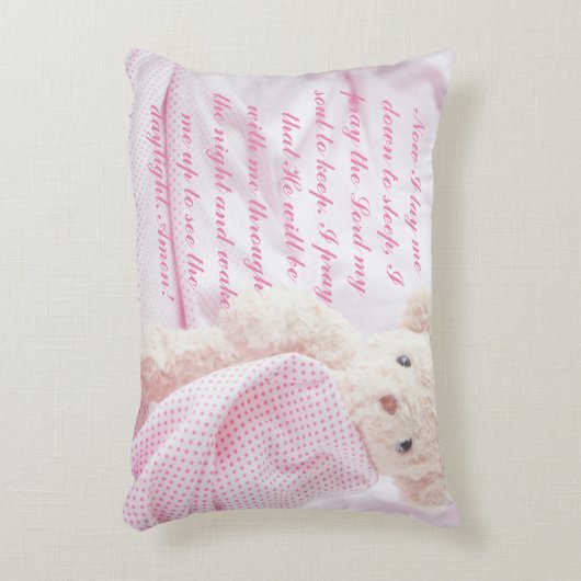 Baby's Prayer Pillow Accent Kussen (Voorkant(Verticaal))
