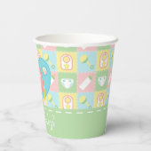 Baby's Quilt Paper Cup Papieren Bekers (Achterkant)