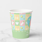 Baby's Quilt Paper Cup Papieren Bekers (Voorkant)