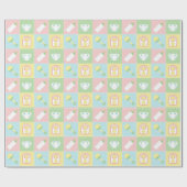 Baby's Quilt Wrapping Papier (Vlak)