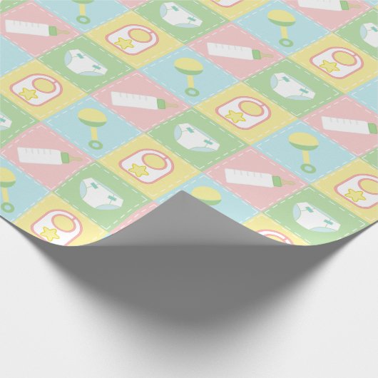 Baby's Quilt Wrapping Papier (Hoek)