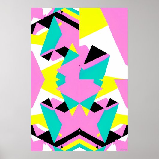 Baby's Second Memphis Design Poster (Voorkant)