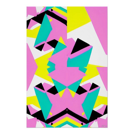 Baby's Second Memphis Design Poster (Voorkant)
