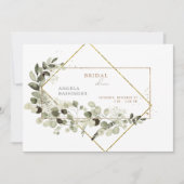 Baby's Simpel en elegant Vrijgezellenfeest Uitnodi Kaart (Voorkant)