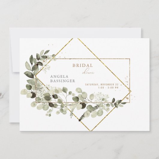 Baby's Simpel en elegant Vrijgezellenfeest Uitnodi Kaart (Voorkant)