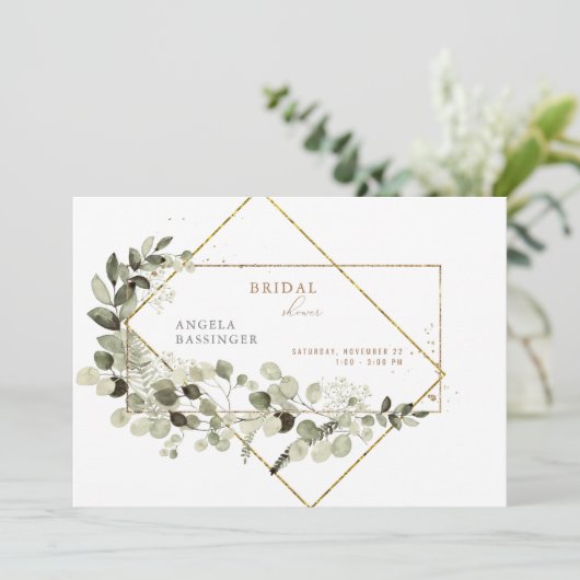 Baby's Simpel en elegant Vrijgezellenfeest Uitnodi Kaart (Staand voorkant)