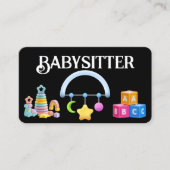 Babys sitter Visitekaartje (Voorkant)