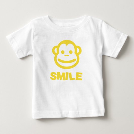 Baby's Smile T-shirt met brutale aap (Voorkant)
