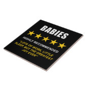 Baby's - Sterk aanbevolen: de grootste zegeningen Tegeltje (Zijkant)