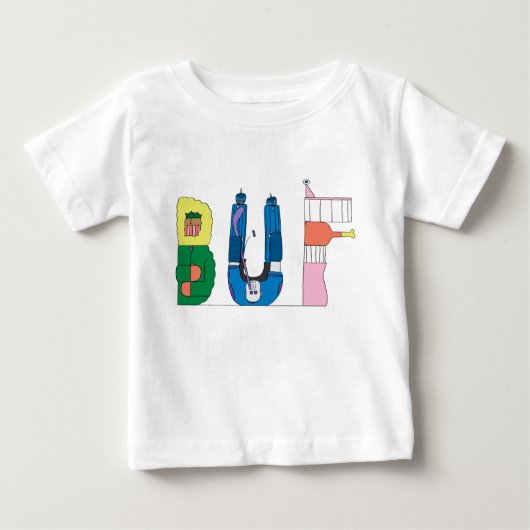 Baby's T-shirt | BUFFALO, NY (BUF) (Voorkant)