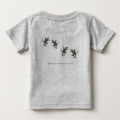 Baby's T-Shirt Dinosaur (Achterkant)