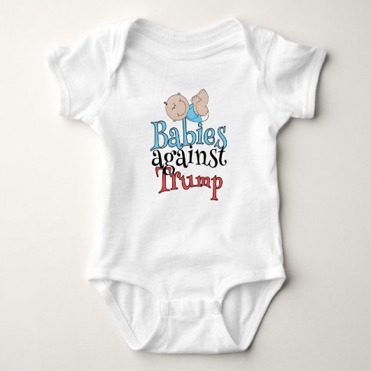 Baby's tegen Trump Schattige Romper (Voorkant)