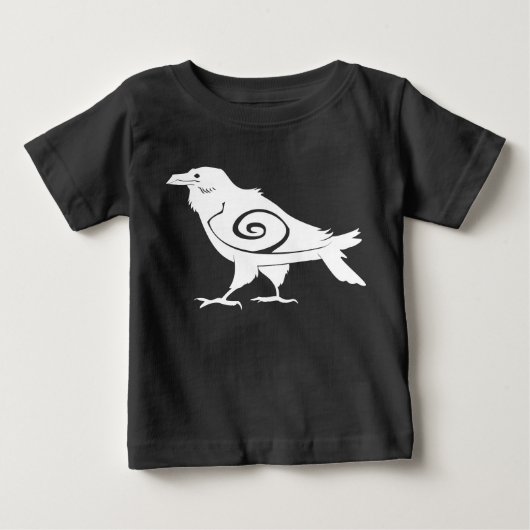 Baby's Tribal Raven T-shirt (Voorkant)