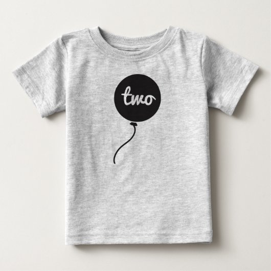 Baby's Tweede verjaardag Shirt (Voorkant)