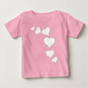 Baby's Valentijnse T-Shirt Baby Custom Love Shirt