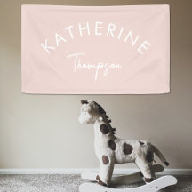 Baby's verpleegster Naam Kinder Room Wall Decor