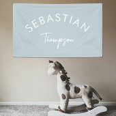 Baby's verpleegster Naam Kinder Room Wall Decor Spandoek