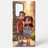 baby's voor altijd mobiele terug Hoesjes Samsung Galaxy Hoesje (Achterkant)