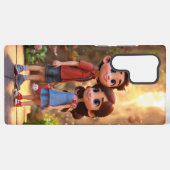 baby's voor altijd mobiele terug Hoesjes Samsung Galaxy Hoesje (Achterkant horizontaal)