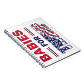 Baby's voor TRUMP Notitieboek (Rechterzijde)