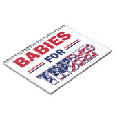 Baby's voor TRUMP Notitieboek (Linkerzijde)