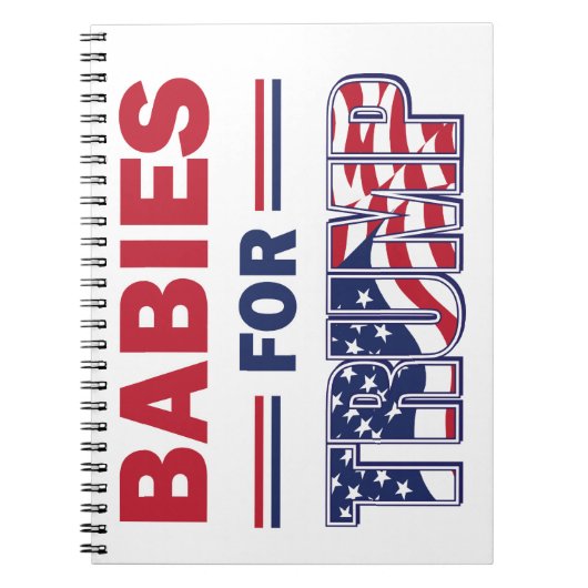 Baby's voor TRUMP Notitieboek (Voorkant)
